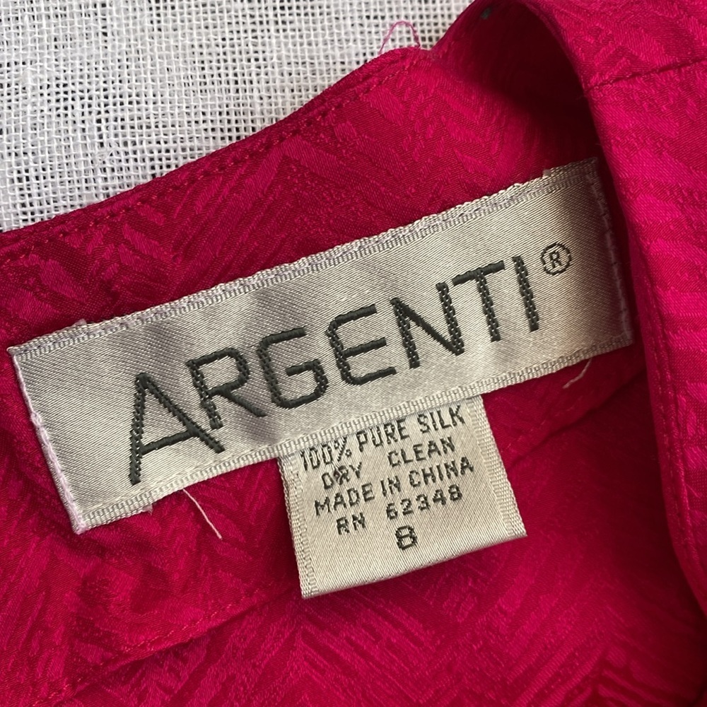 Apostrophe Fuchsia Short-Sleeve Peplum Top - Picture 4 of 11